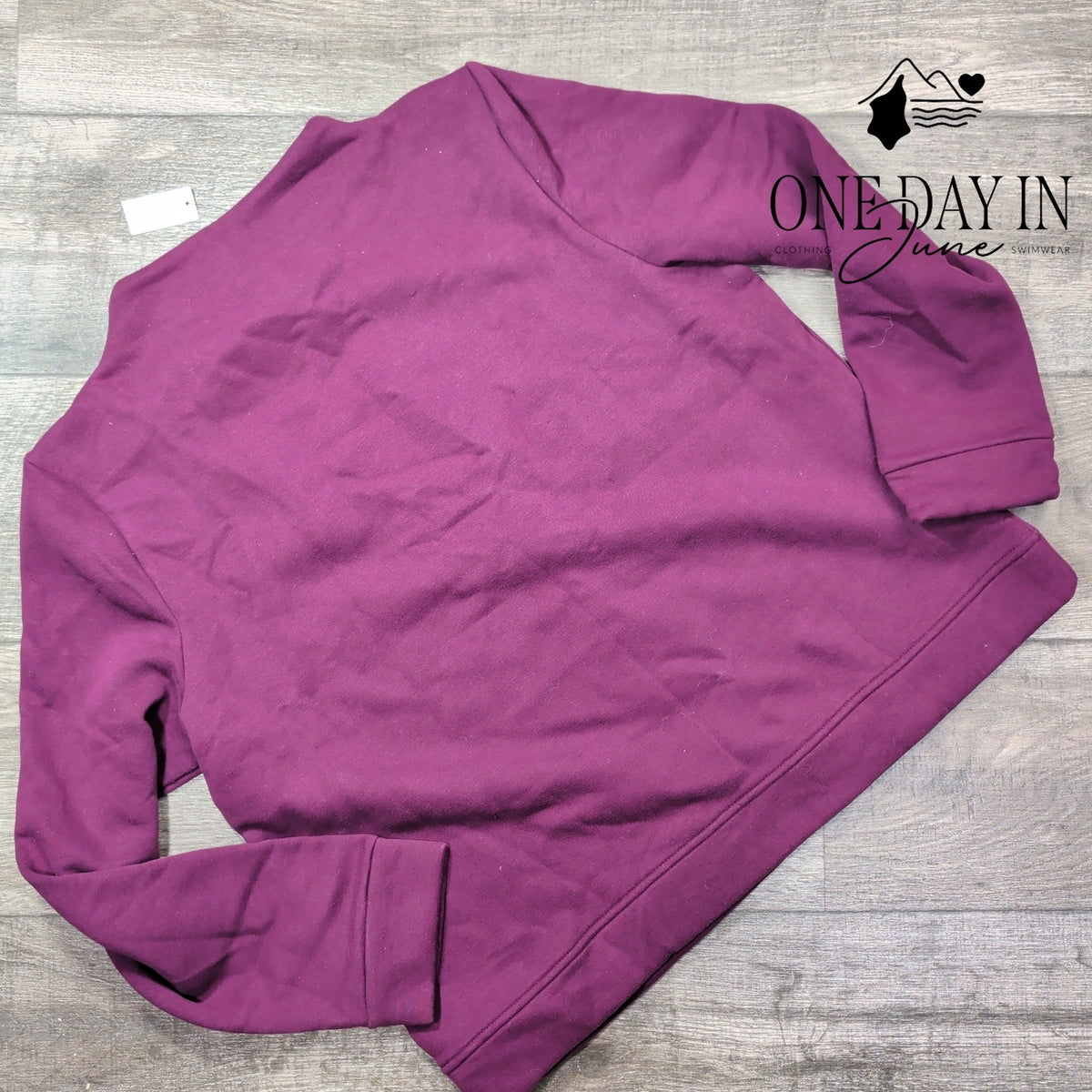 Talbots Long Sleeve Plum Purple Sweatshirt Pullover Size XL