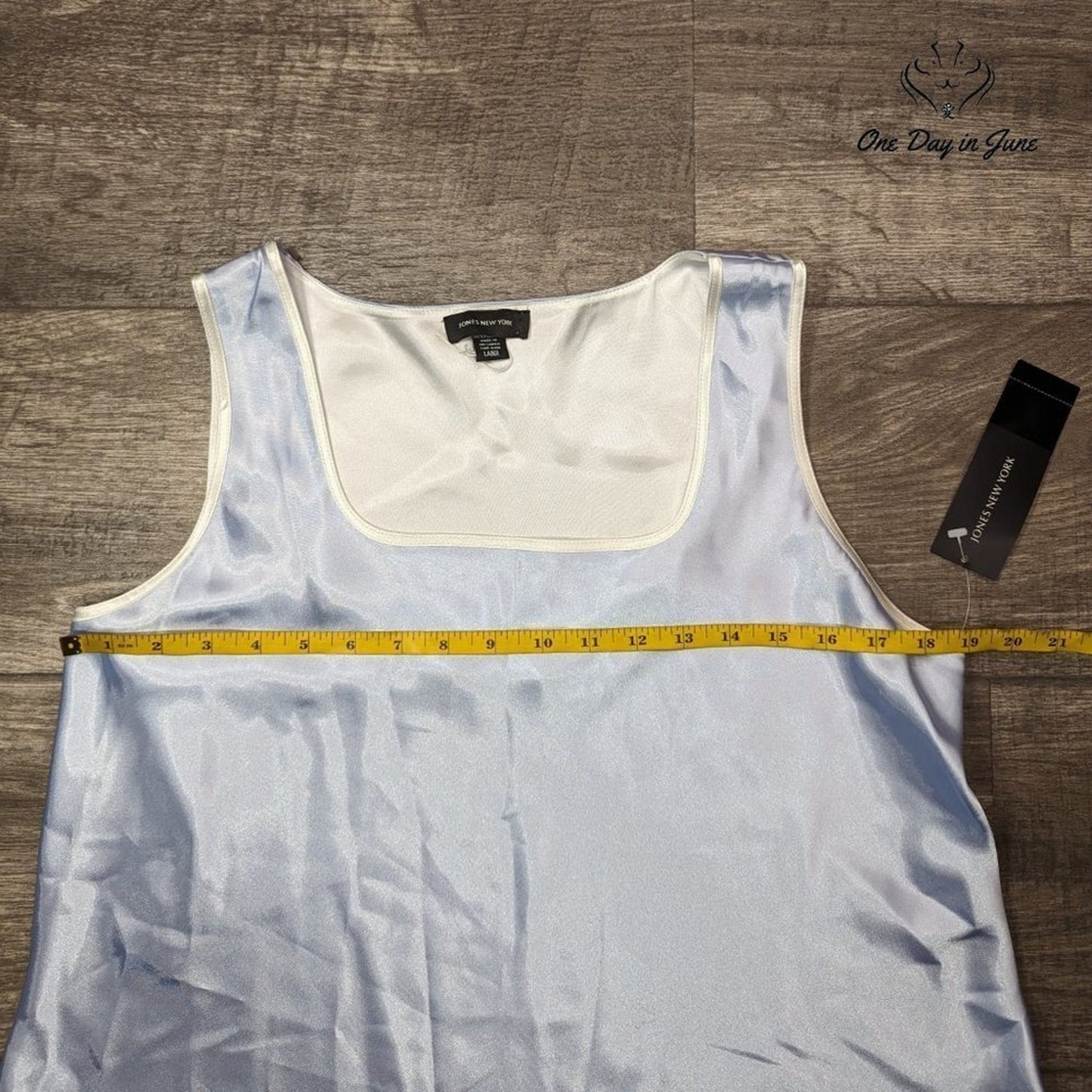 Jones New York Shimmer Tank Top Size L