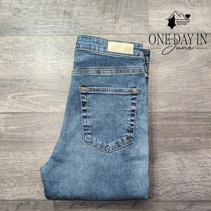 AG Adriano Goldschmied The Sophia High Waist Skinny Jeans Distressed NWT Size 4