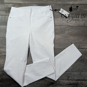 RLX Ralph Lauren Golf Ankle Pants White Stretch Performance NWT Size 4