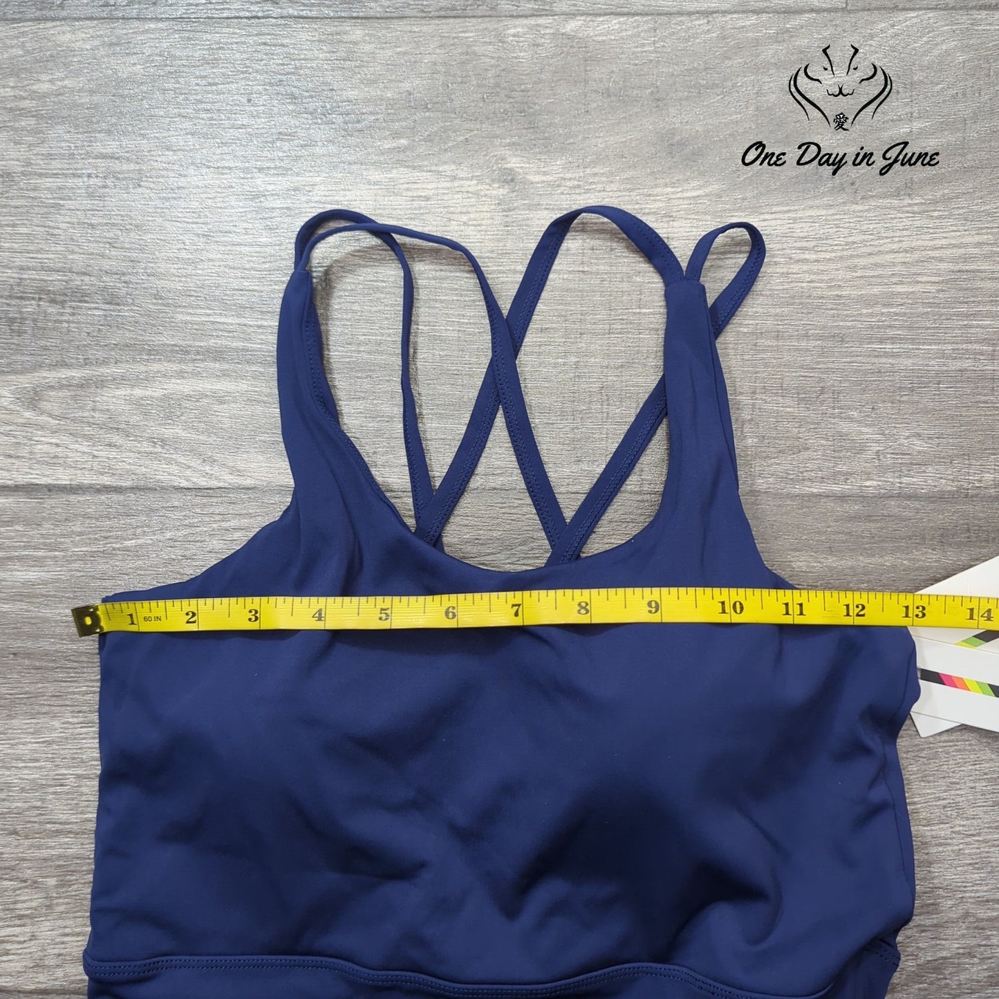 Zeeshy Padded Yoga Top Size S