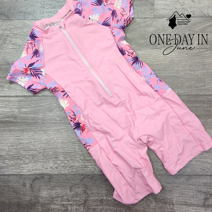 Aleumdr Rash Guard One Piece Swimsuit Size 4Y