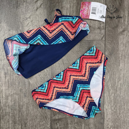 Kanu Surf Alania Flounce Bikini Swimsuit Size 12
