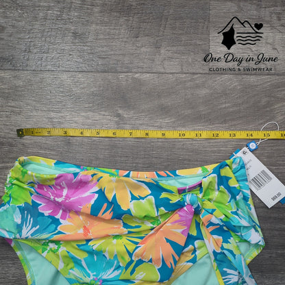 Bleu Rod Beattie Floral Bikini Bottom Size 8