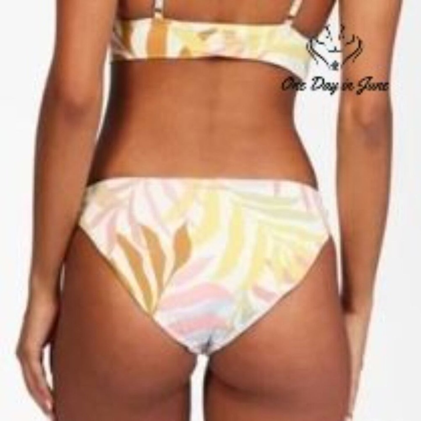 Billabong Tropic Jungle Low Rise Reversible Bikini Bottom Size L