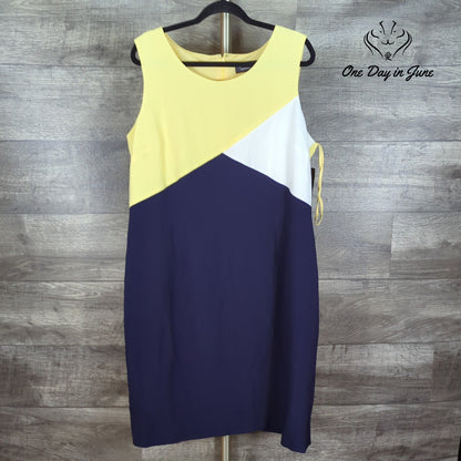 Black Label by Evan Picone Plus Size Sleeveless Dress Size 18