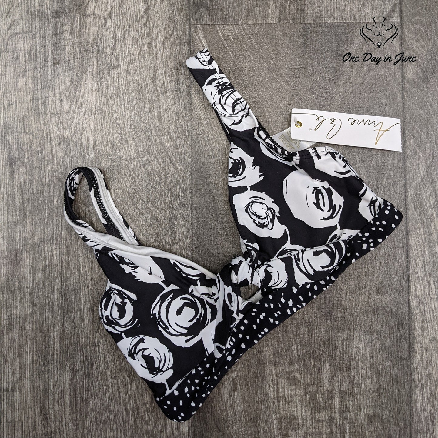 Anne Cole Bralette Bikini Top Swimwear Size XS