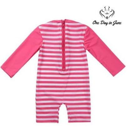Iefiel Long Sleeve Sun Suit Size 18-24 Mths
