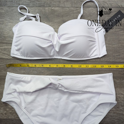 Tempt Me Padded Twist Front Bikini Swimsuit Size M
