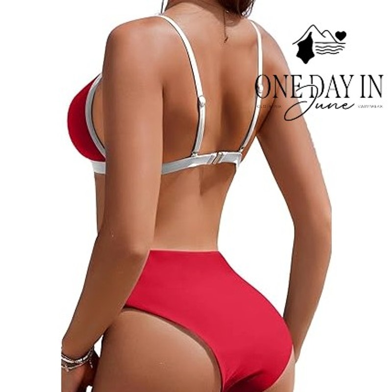 Aleumdr Triangle Bikini Swimsuit Size S