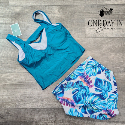 Eomenie High Waist Bikini Swimsuit Size S