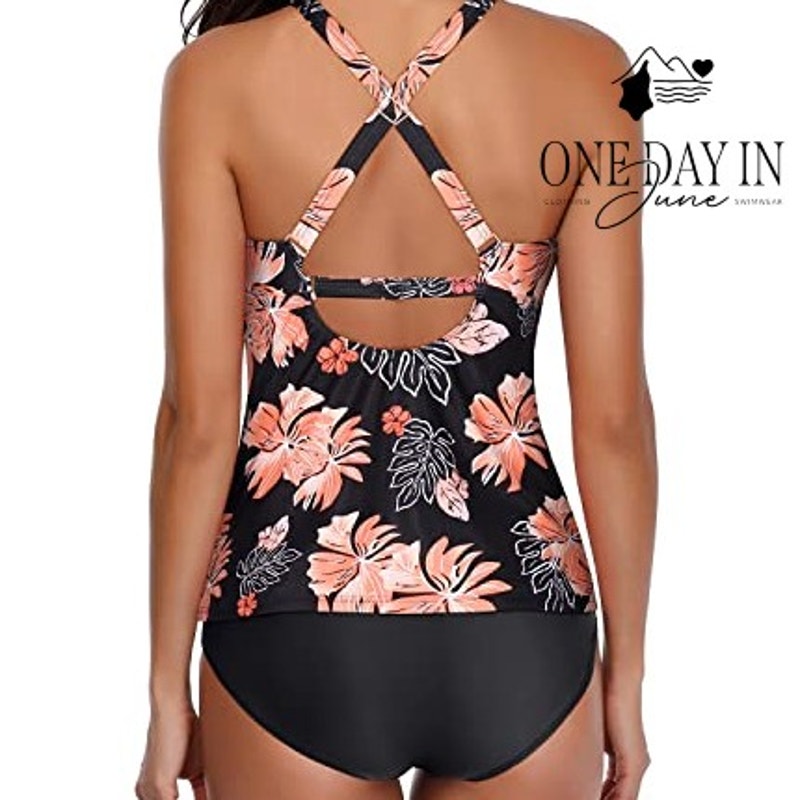 Tempt Me Tropical Tankini Swimsuit Size XL
