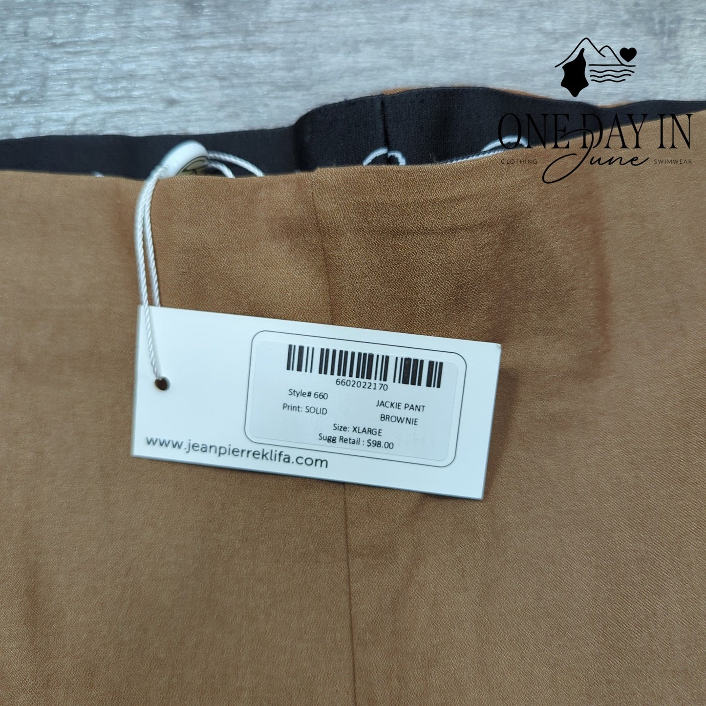 Jean-Pierre Klifa Jackie Pant Pull On High Waist Pants Size XL