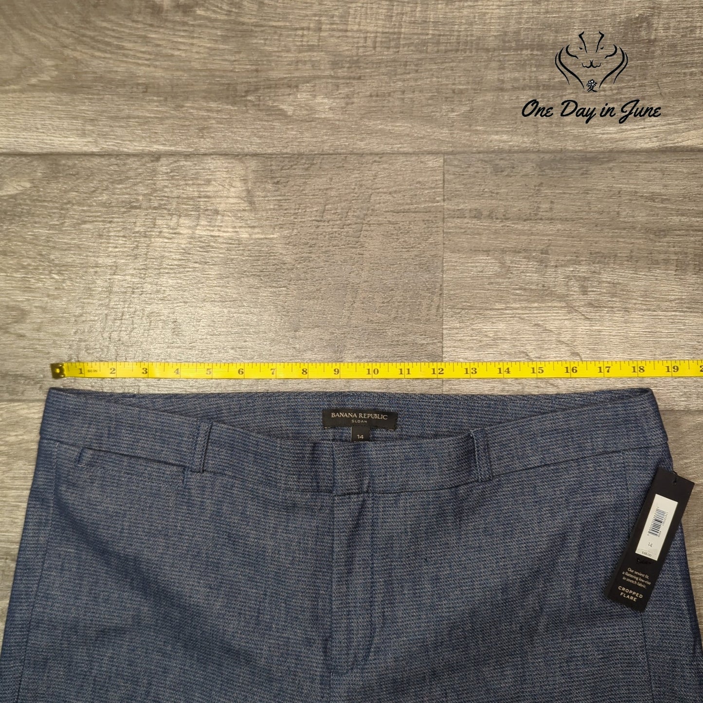 Banana Republic Cropped Flare Pants Size 14