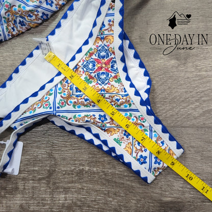 Bikinx Clasp Back Triangle Bikini Swimsuit Size S