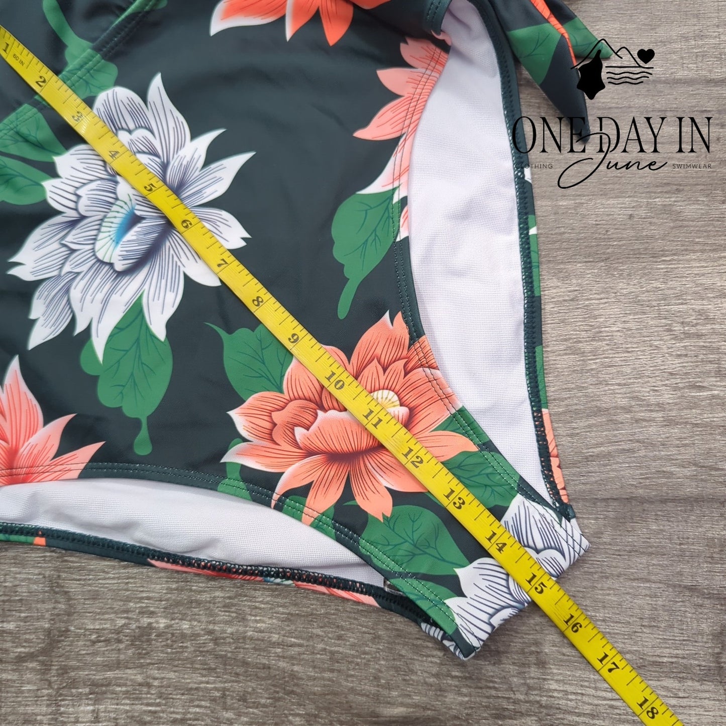 Dokotoo Crop Top High Waist Bikini Swimsuit Size L