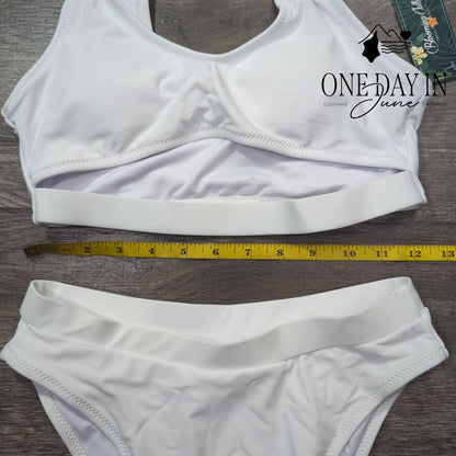 Blooming Jelly High Cut Bikini Swimsuit Size S