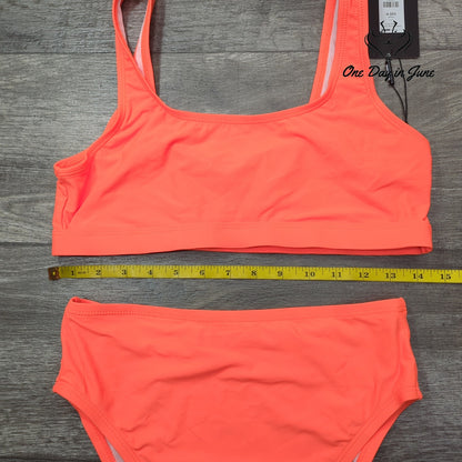 Fashion Nova Crop Top High Waist Bikini Size M
