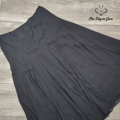 Jones New York Silk Midi Skirt Size 4