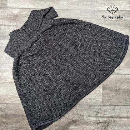 Loft Cowl Neck Button Front Shawl Size M