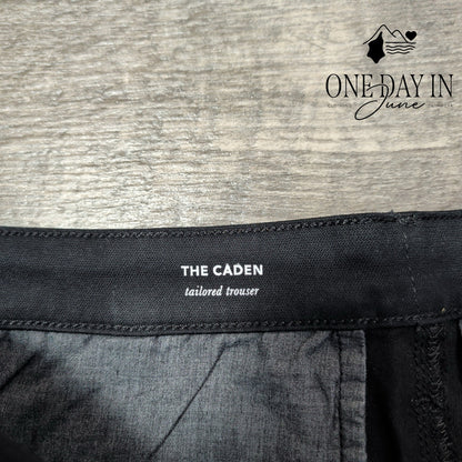 AG Adriano Goldschmied The Caden Tailored Trouser Pants Black NWT $215 Size 4