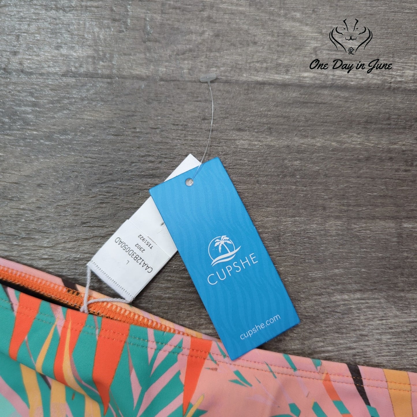 Cupshe Tropical Bikini Bottom Size L