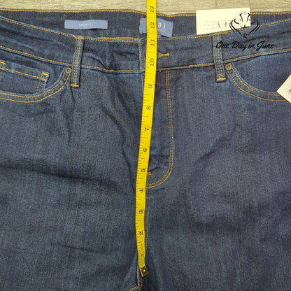 Not Your Daughter's Jeans Skinny Jeans Dark Wash Lift Tuck Stretch NWT Size 16
