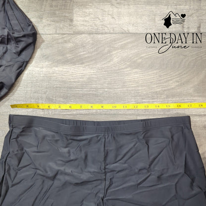 Daci Plus Size Boyshort Tankini Swimsuit Size 18W