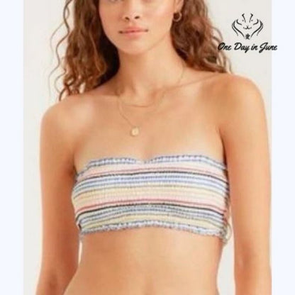Billabong Gimme Sun Smock Tube Bikini Top Size S