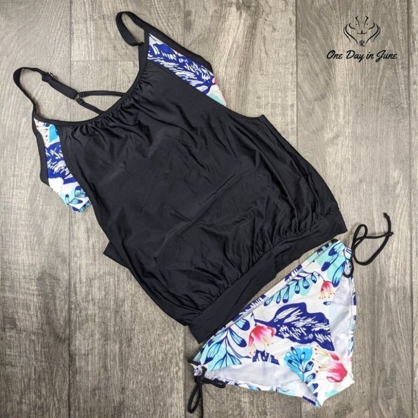 Dokotoo Double Up Tankini Size S
