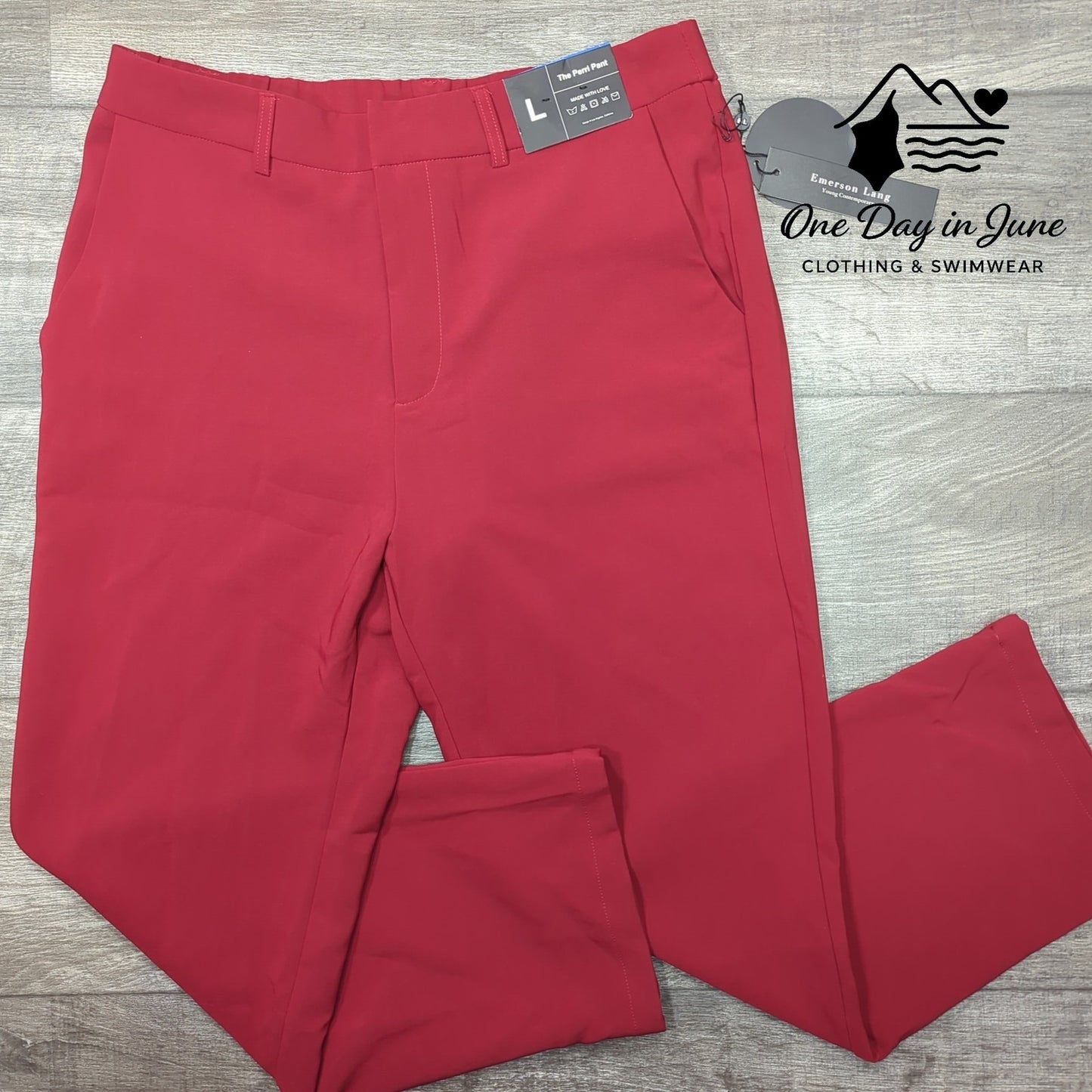 Emerson Lang Mid Rise The Perri Pant Size L