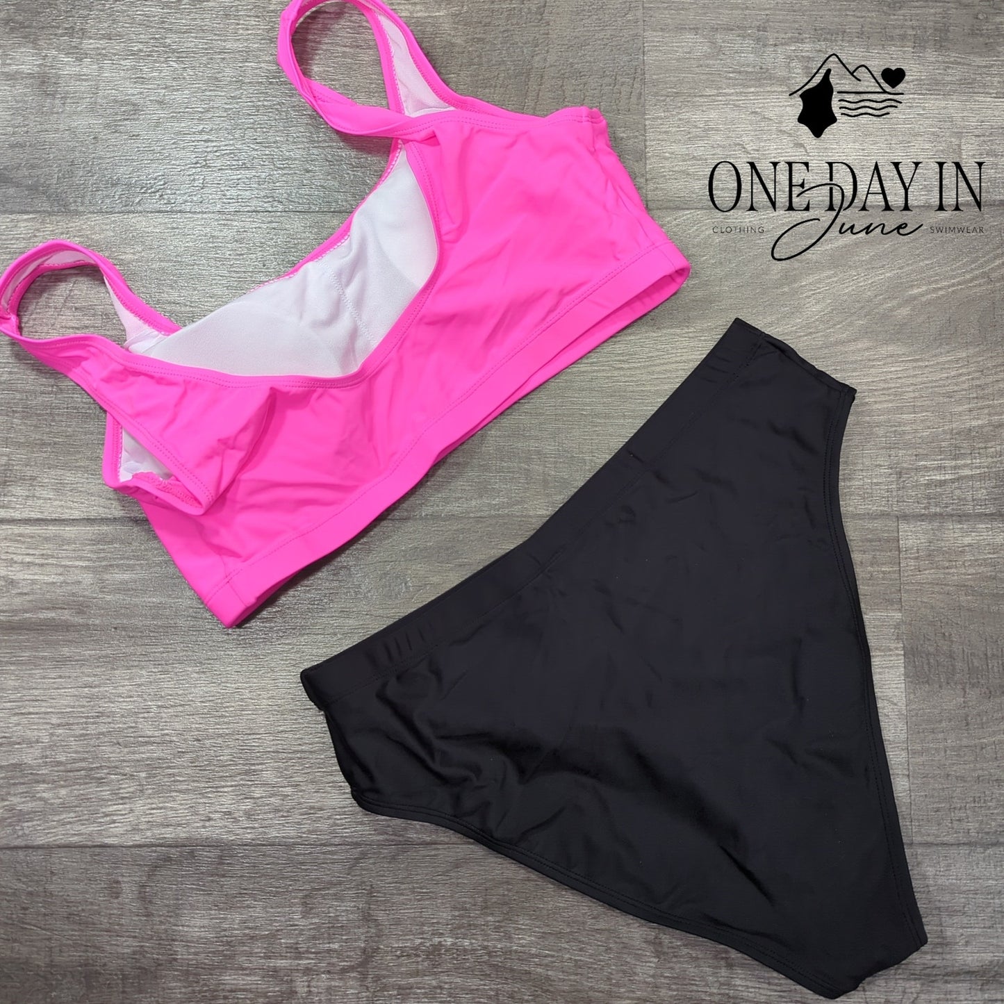 Charmo High Waist Crop Bikini Swimsuit Size XL