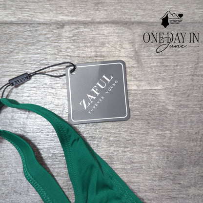 Zaful High Waist Crop Bikini Swimsuit Size XL