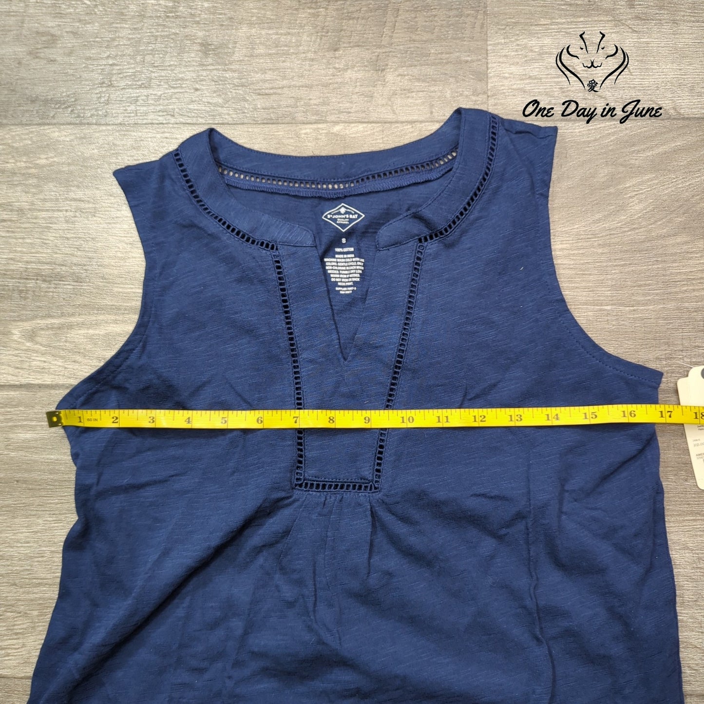 St. John's Bay Sleeveless Top Size S