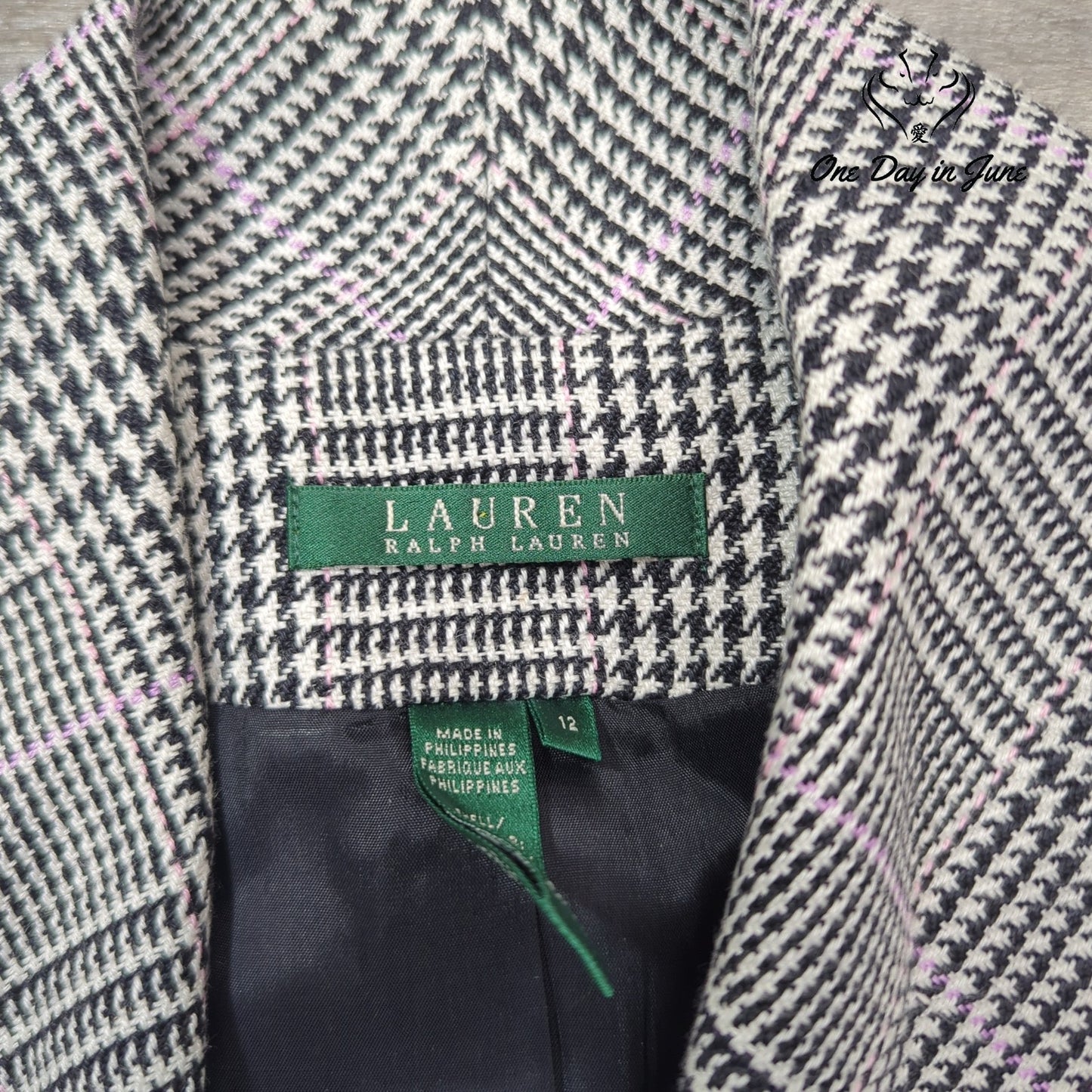 Ralph Lauren 4 Button Linen Coat Size 12