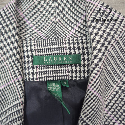 Ralph Lauren 4 Button Linen Coat Size 12