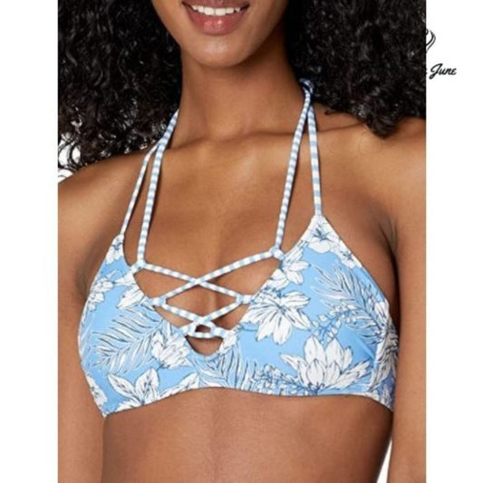 Hot Water Ocean Breeze Bralette Bikini Top Swimsuit Size S
