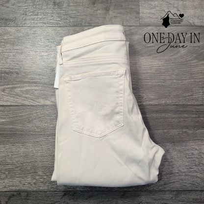 AG Adriano Goldschmied The Prima Cigarette Leg Jeans White NWT Size 4 (27)