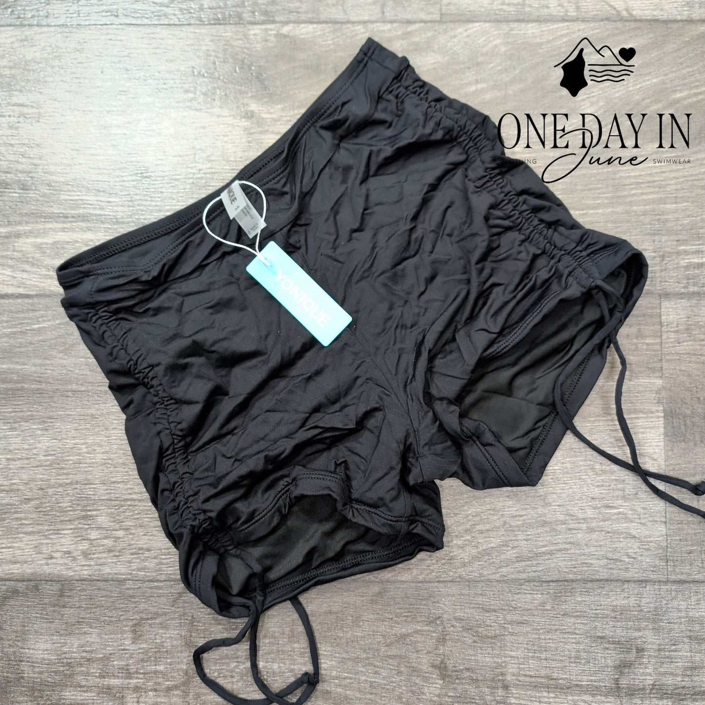 Yonique Brawstring Shorts Bikini Bottom Size XS