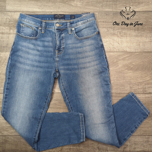 Lucky Brand Mid Rise Skinny Jeans Blue Denim NWT Size 8