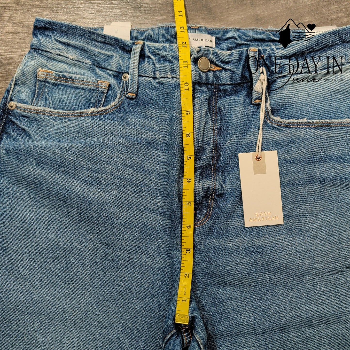 Good American Good Boy Tummy Tech Jeans Size 28X32