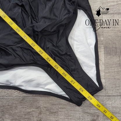 CharmLeaks Mesh Cut Out One Piece Swimsuit Size XL