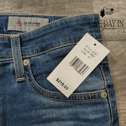 AG Adriano Goldschmied Farrah Skinny Jeans High Rise Blue Denim NWT Size 4 (27)