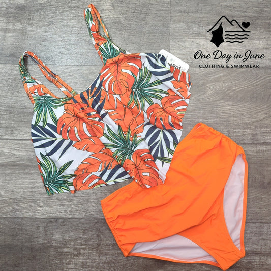 PatPat Tropical Flounce Biknii Swimsuit Size L