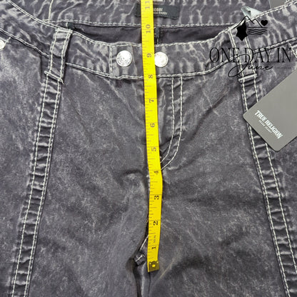True Religion Bobbi Low Rise Baggy Big T Jeans Black NWT $179 Size 28 (6)