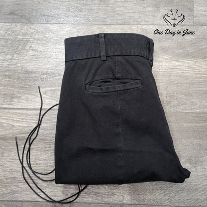 Anthropologie The Essential Slim Lace Up Ankle Pants Size 8