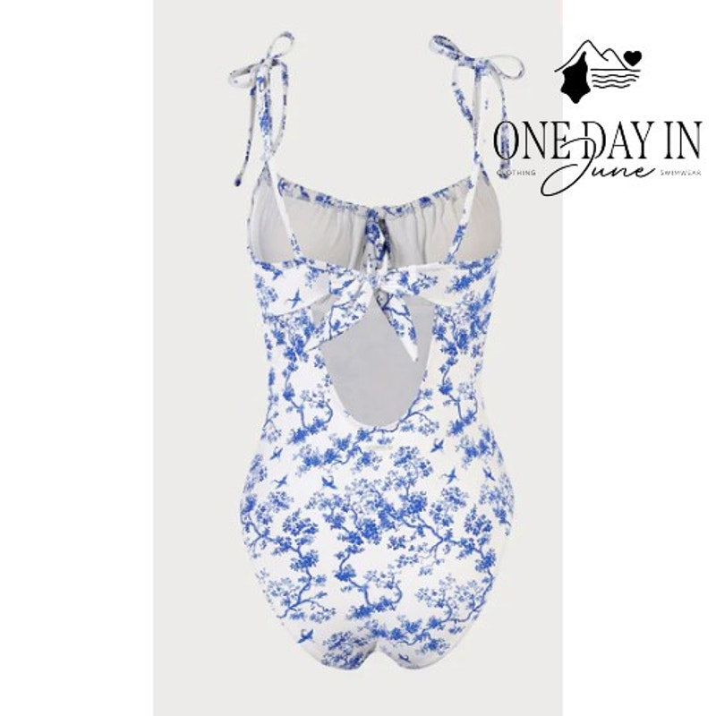 Berlook Floral One Piece Swimsuit Size XL