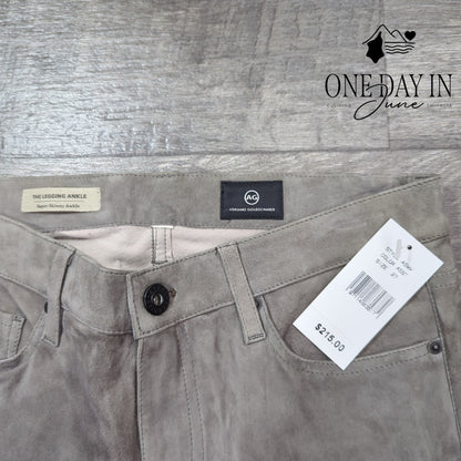 Adriano Goldschmied Faux Suede The Legging Ankle Jeans Size 27 (4)