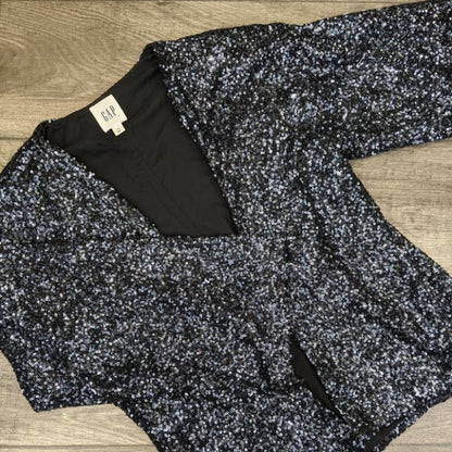 Gap Loose Long Sleeve Sequin Blazer Size XS