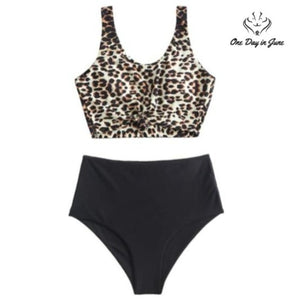 Zaful Scoop Neck Knot Bikini Size L